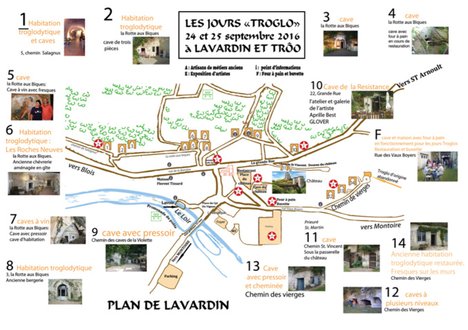 Journées « Troglos » à Trôo et Lavardin Journées « Troglos » à Trôo et Lavardin