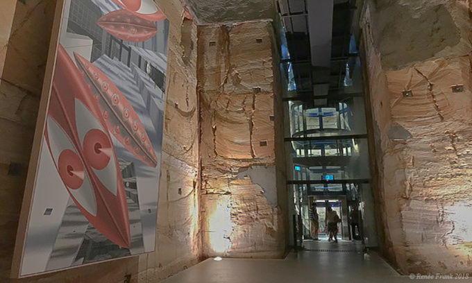 Le MONA : un musée creusé dans la falaise en Tasmanie Le MONA : un musée creusé dans la falaise en Tasmanie