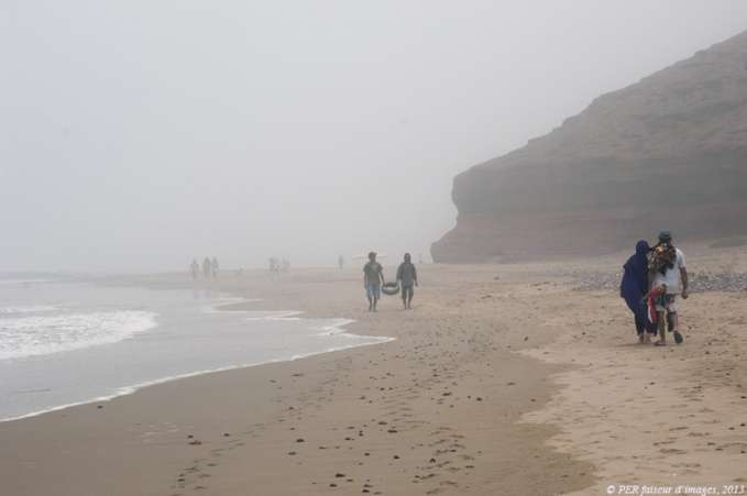 Etretat, rouge Maroc Etretat, rouge Maroc