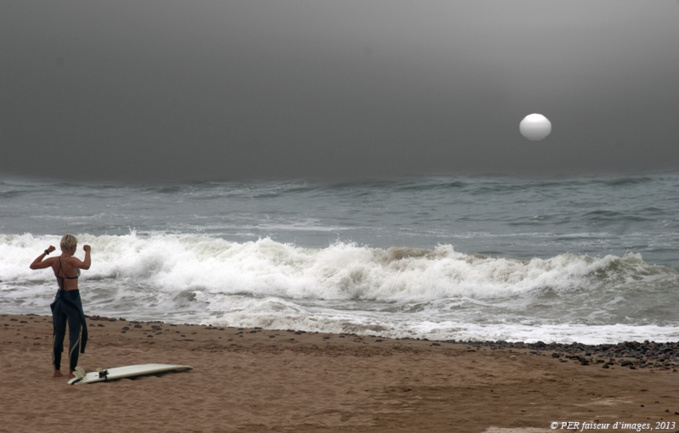 Etretat, rouge Maroc Etretat, rouge Maroc