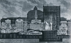 Vue en coupe de l'Opéra Vue en coupe de l'Opéra