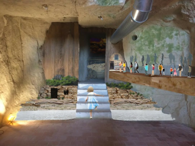 intérieur de la Troglothèque intérieur de la Troglothèque