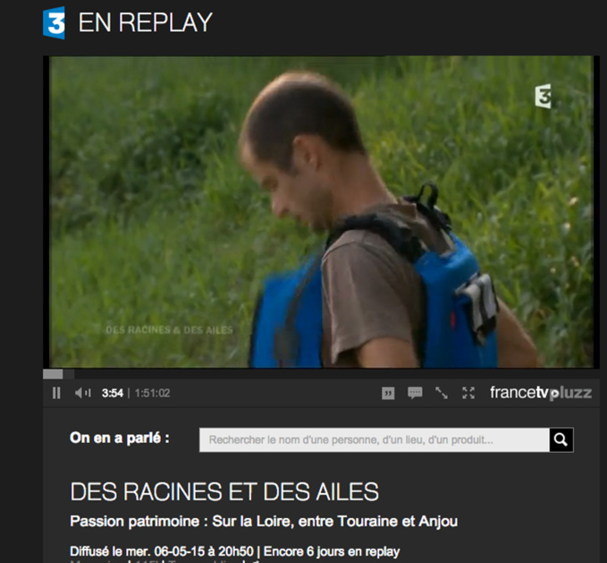 Merci à FR3 et à “Des racines et des ailes” Merci à FR3 et à “Des racines et des ailes”