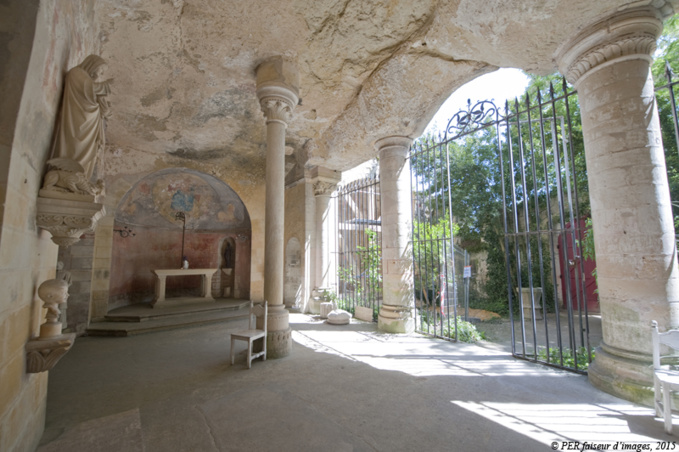 Ste Radegonde, chapelle rupestre de Chinon Ste Radegonde, chapelle rupestre de Chinon
