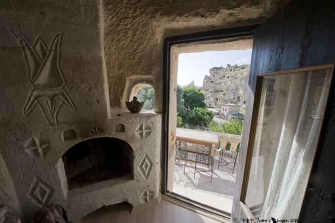 Hôtel troglo en Cappadoce : le Village Cave hotel à Cavusin (3/3) Hôtel troglo en Cappadoce : le Village Cave hotel à Cavusin (3/3)