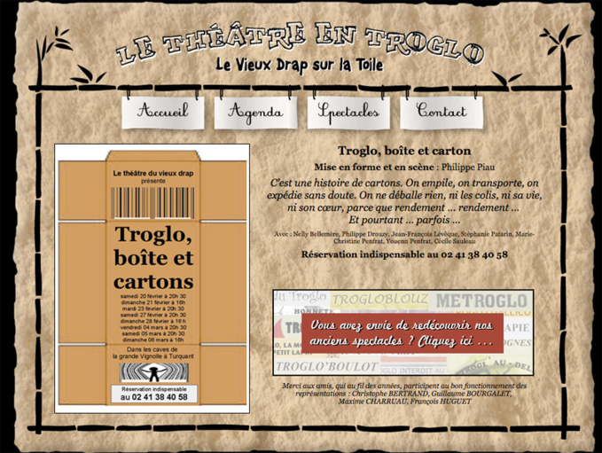 Les Troglos s’emballent dans les Vieux Draps Les Troglos s’emballent dans les Vieux Draps